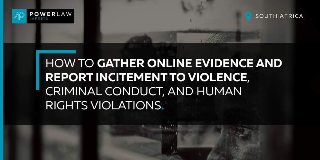 Gathering online info